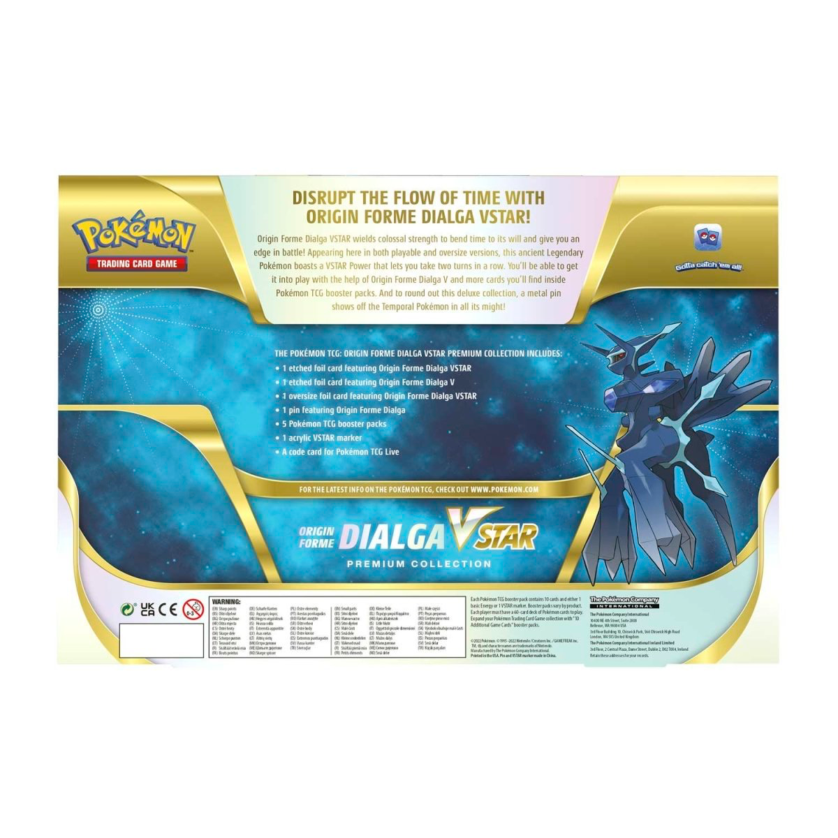 Origin Forme Palkia OR Dialga VSTAR box