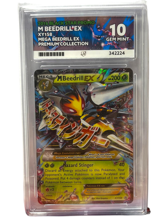 M Beedrill EX XY158 - PERFECT sub graded 10