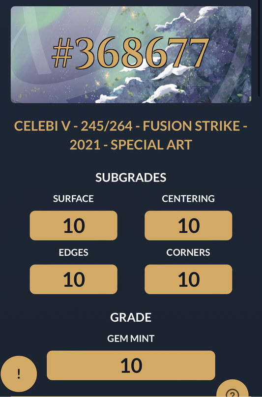Celebi V #245 - Perfect 10